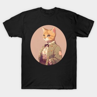 Preppy Girl Cat 2 T-Shirt